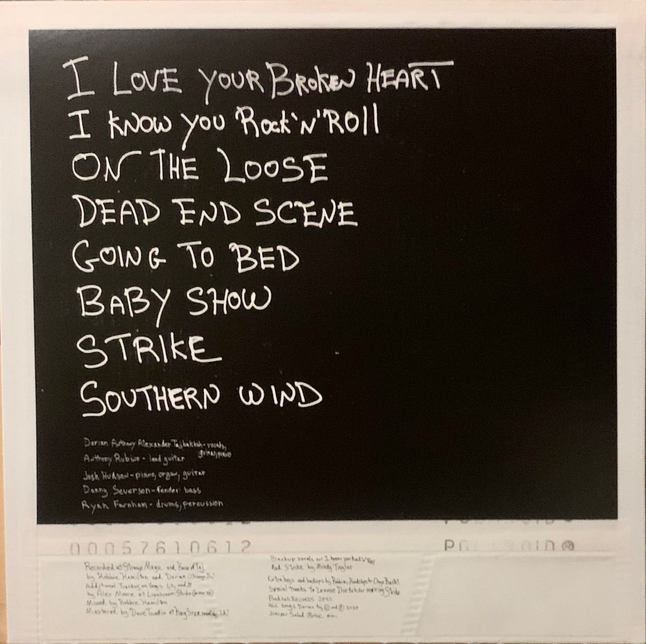 12 inch red Vinyl of On the Loose