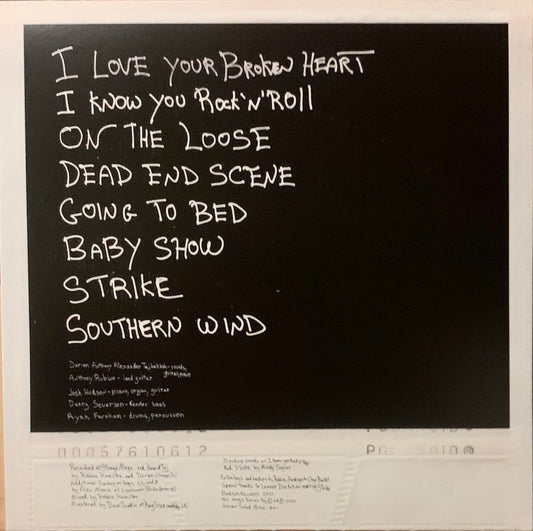 12 inch red Vinyl of On the Loose