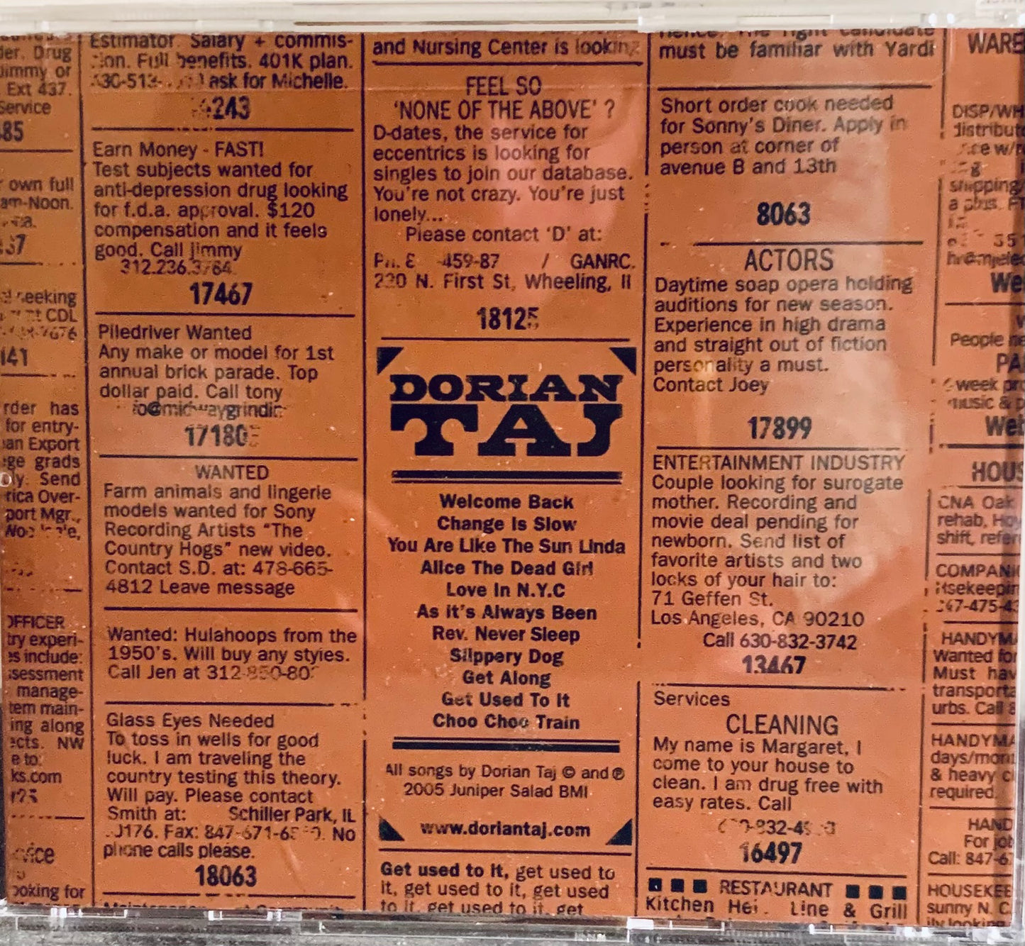 Tobacco Record Compact Disk